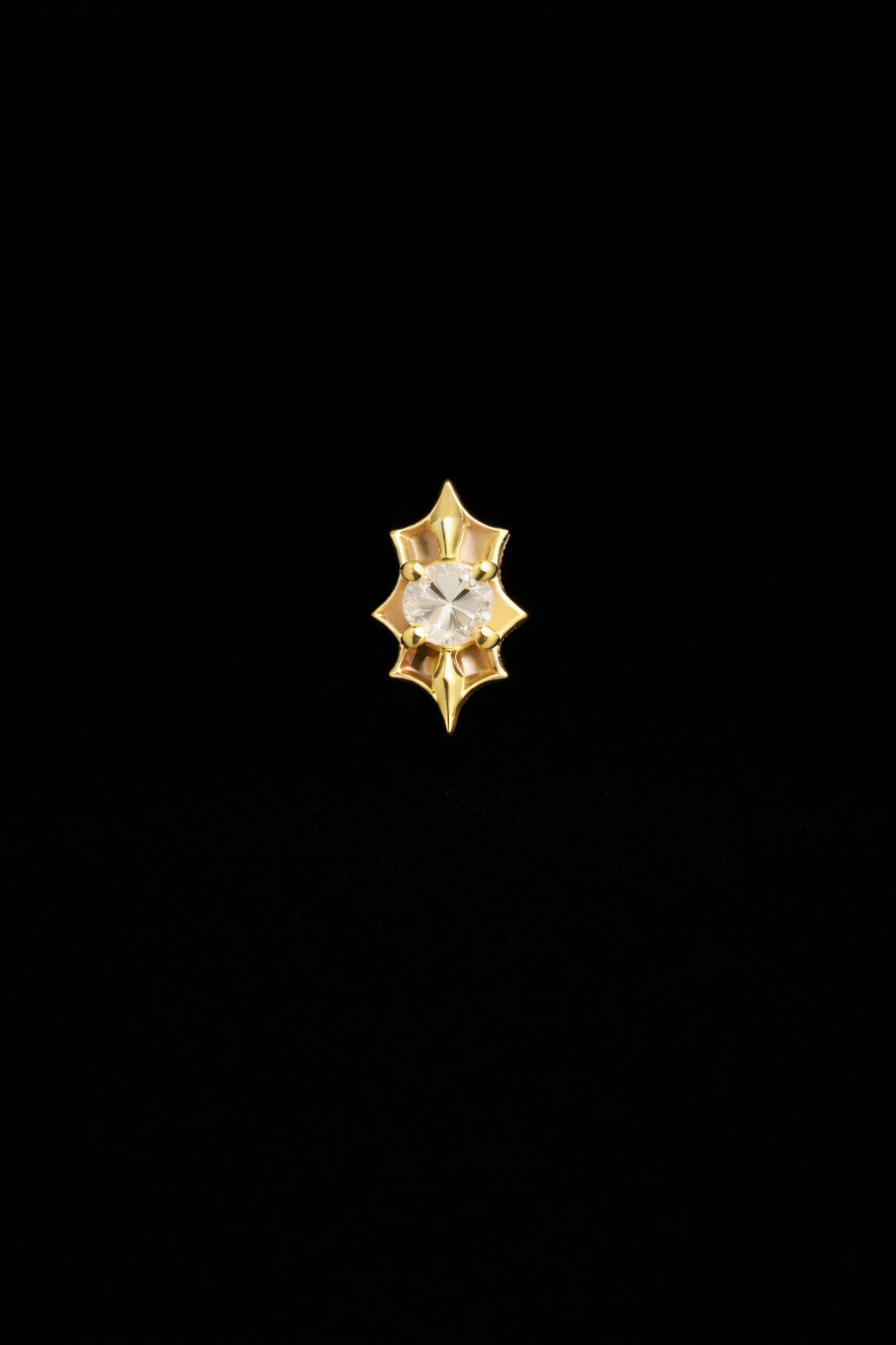 SPIKE - Stud Yellow gold