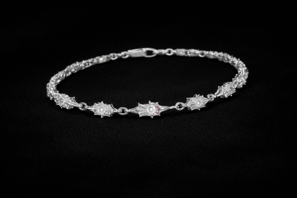 SPIKE - Bracelet White gold