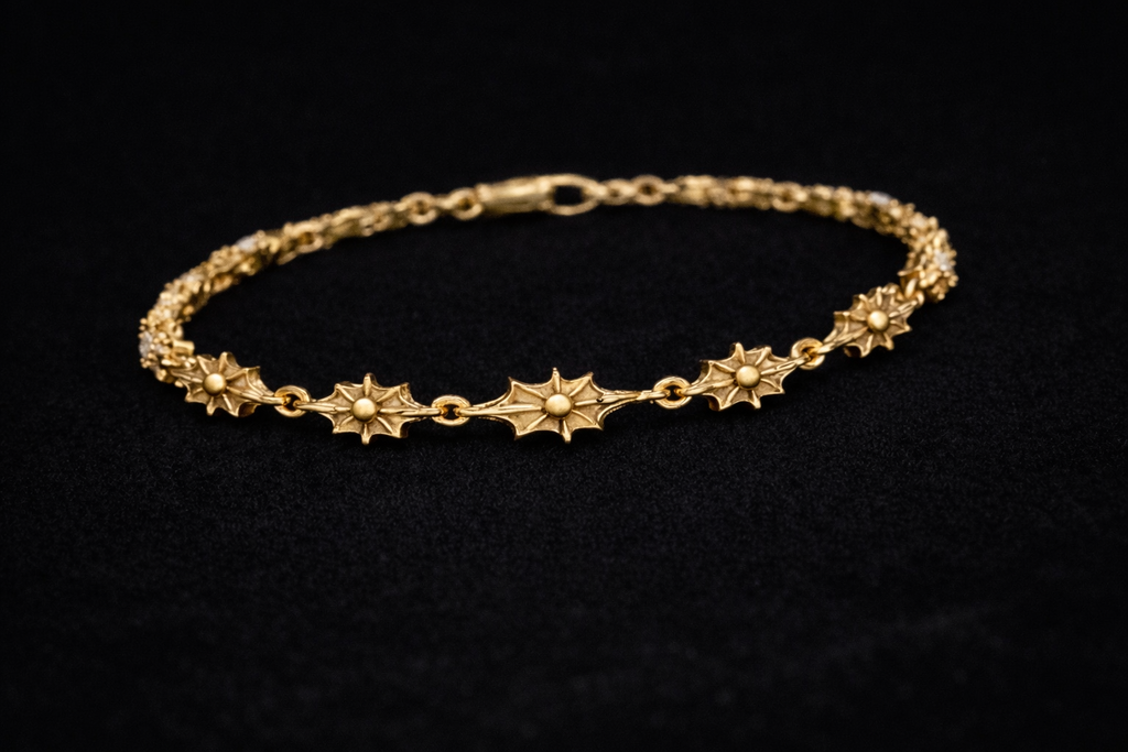 SPIKE - Bracelet no Diamond Yellow Gold