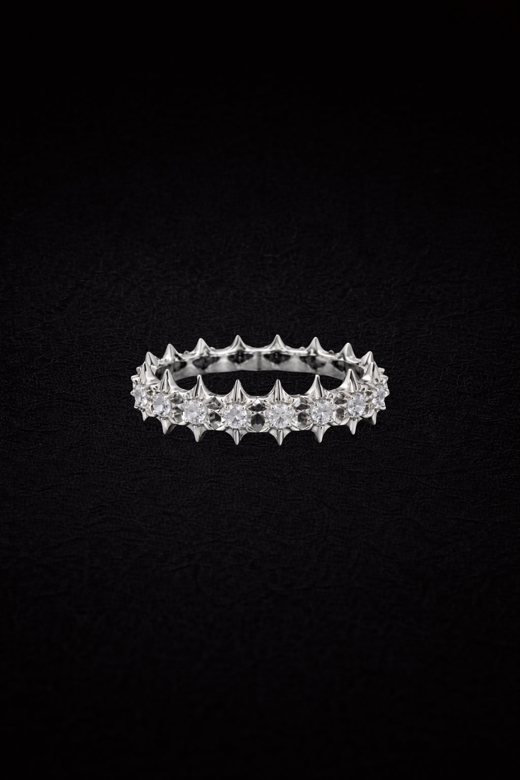 SPIKE - Small Ring White gold