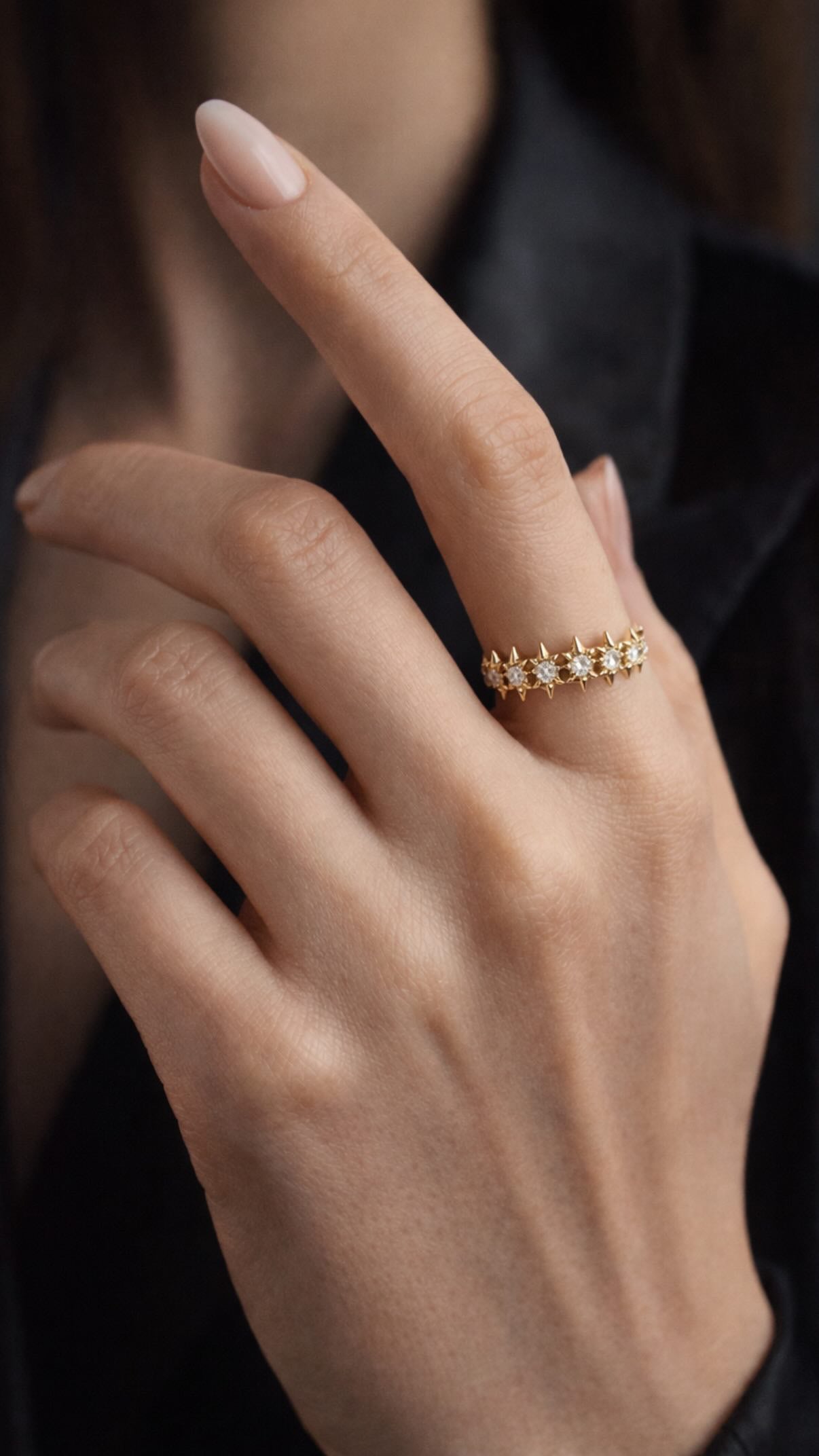SPIKE - Small Ring Yellow gold