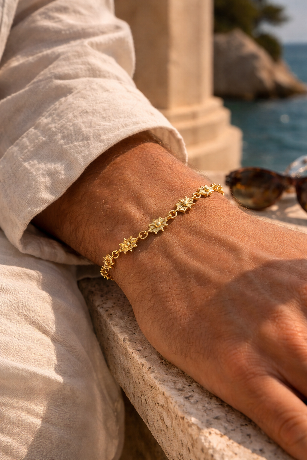 SPIKE - Bracelet no Diamond Yellow Gold