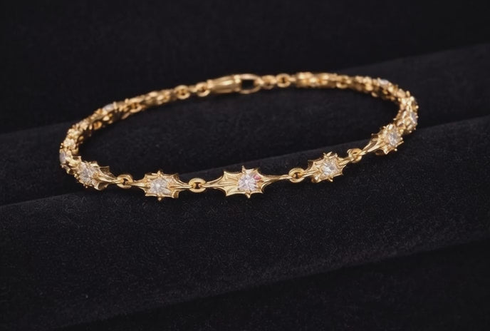 SPIKE - Bracelet Yellow gold