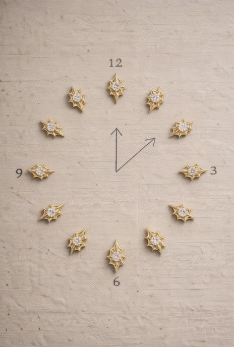 SPIKE - Stud Yellow gold